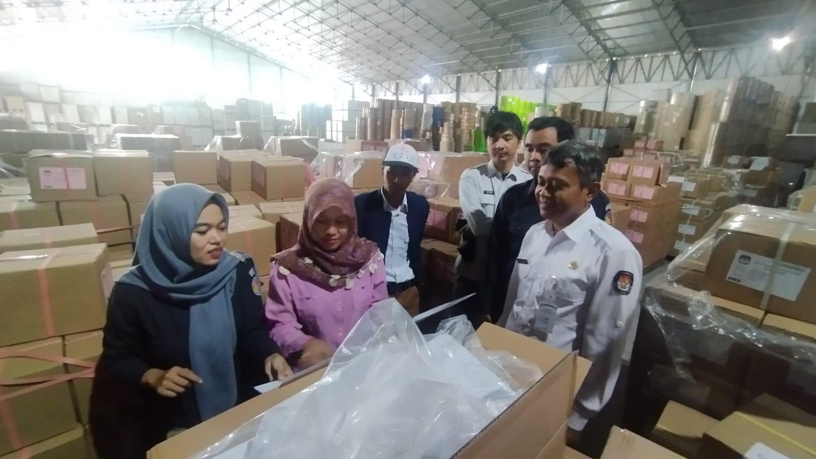 Pengawasan Logistik Cetak Surat Suara PPWP dan DPD