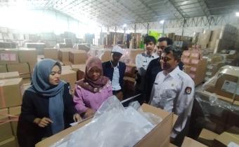 Pengawasan Logistik Cetak Surat Suara PPWP dan DPD